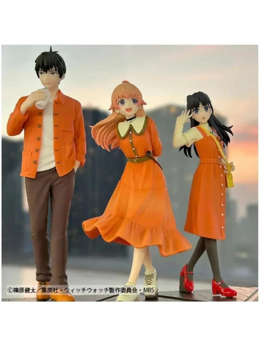 SEGA Witch Watch Nemu Otogi Figure Orange Dress Anime Prize Excellent Condition